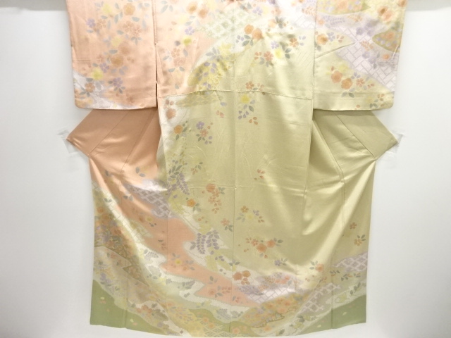 JAPANESE KIMONO / HOMONGI / FLOWER